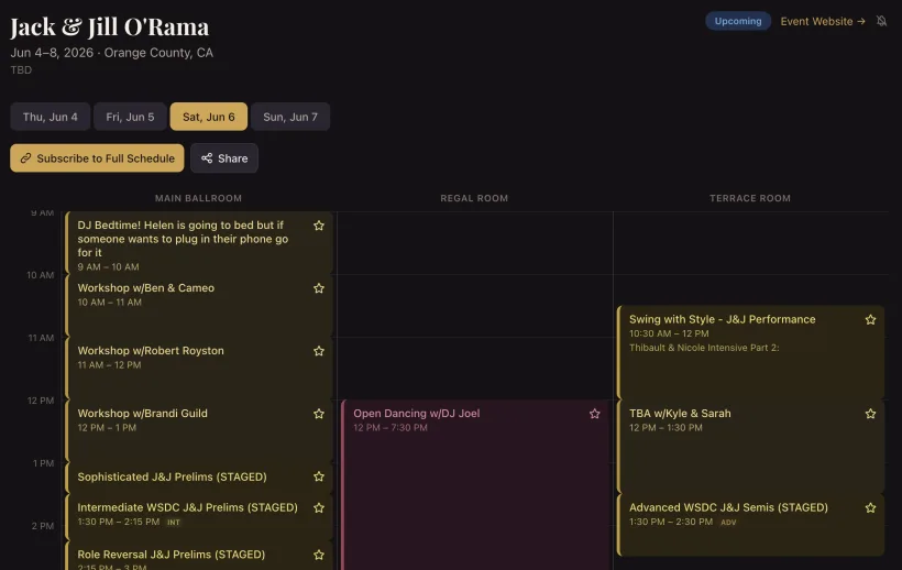 swingschedule — schedule.swingelo.com
